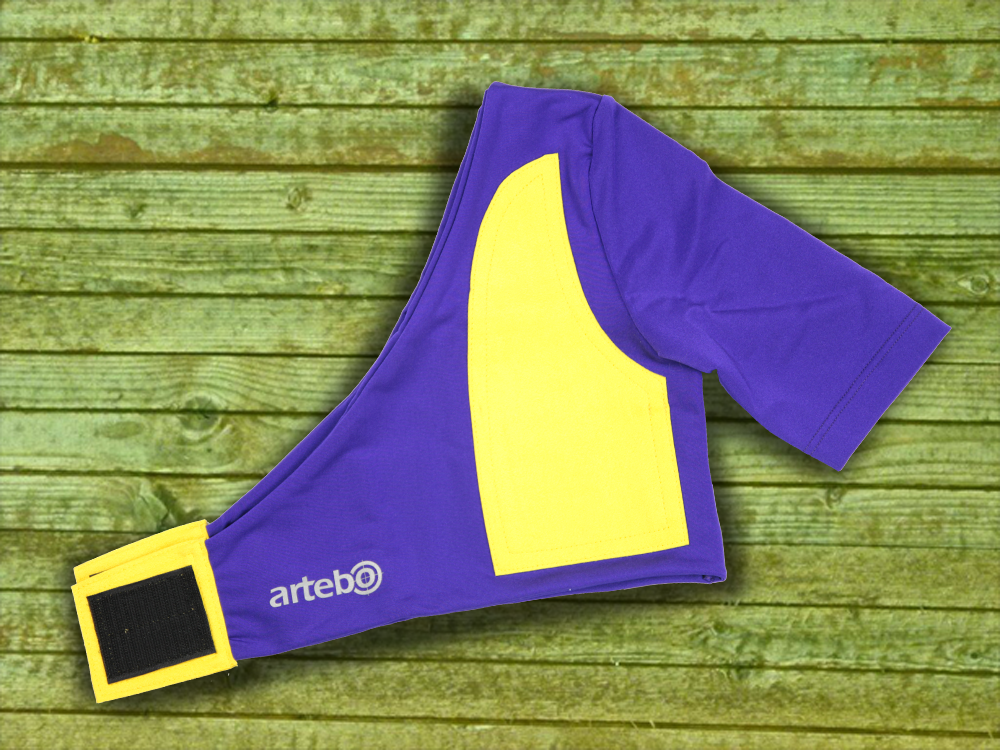 Kinder-Streifschutz Gr. Kid, lila/gelb, RH Kinder-Streifschutz Gr. Kid, lila/gelb, RH